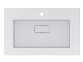 Раковина для ванної Miraggio Erica 800 80х50 см Mirasoft білий матовий 8813356