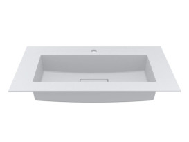 Раковина для ванної Miraggio Erica 800 80х50 см Mirasoft білий матовий 8813356