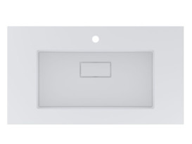 Раковина для ванной Miraggio Erica 900 90х50 см Miramarble белый глянцевый 8813490