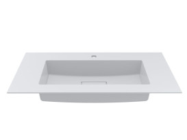 Раковина для ванной Miraggio Erica 900 90х50 см Miramarble белый глянцевый 8813490