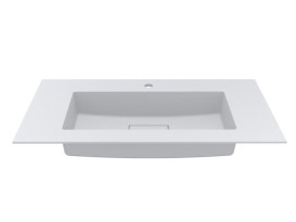 Раковина для ванної Miraggio Erica 900 Matt 90х50 см Miramarble Matt білий матовий 8813493