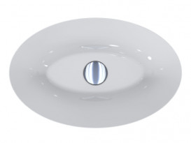 Раковина для ванної Miraggio Eva 50х32 см Miramarble білий 0000187