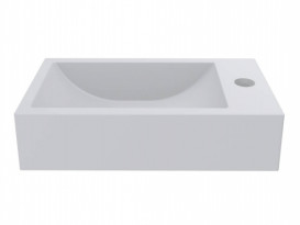 Раковина для ванной Miraggio Faro 40,8х22,7 см Mirasoft Technology белый матовый 0001081