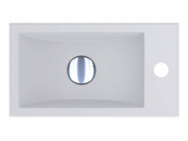 Раковина для ванной Miraggio Faro 40,8х22,7 см Mirasoft Technology белый матовый 0001081