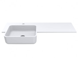 Раковина для ванной Miraggio Fontana L Matt 104х45 см Miramarble Matt белый матовый 0001891