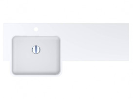 Раковина для ванной Miraggio Fontana L Matt 104х45 см Miramarble Matt белый матовый 0001891