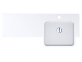 Раковина для ванной Miraggio Fontana R Matt 104х45 см Miramarble Matt белый матовый 0001894