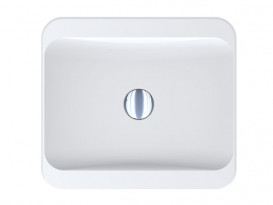 Раковина для ванної Miraggio Geneva 44,5х39,5 см Mirasoft Technology білий матовий 0001087