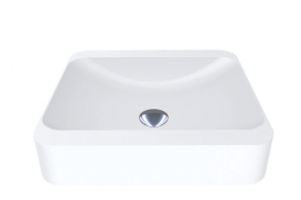 Раковина для ванной Miraggio Geneva 450 накладная белый матовая 0000202