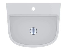 Раковина для ванної Miraggio HALIFAX MATT підлогова 53х43 см Miramarble білий матовий 0000533