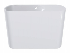 Раковина для ванной Miraggio Helix L 450 литой мрамор Miramarble белый матовый 0001629