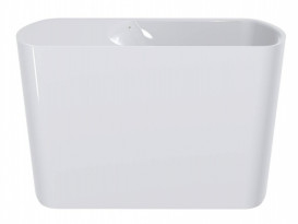 Раковина для ванної Miraggio Helix R 45х22 см Miramarble білий глянсовий 0001549