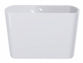 Раковина для ванної Miraggio Helix R 450 литий мармур Miramarble білий матовий 0001630