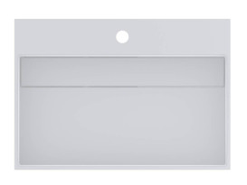 Раковина для ванной Miraggio Island 600 Miramarble белый глянцевый 0001761