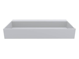 Раковина для ванной Miraggio Island 800 Miramarble белый глянцевый 0001763