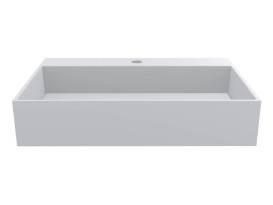 Раковина для ванной Miraggio Island Matt 600 Miramarble Matt белый матовый 0002444