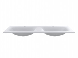 Раковина для ванной Miraggio Jessel 1100-2 двойная Mirasoft Technology белый матовый 0001093