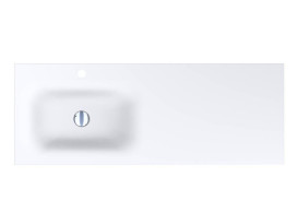 Раковина для ванной Miraggio Jessel 1200 L matt 120х45 см Miramarble Matt белый матовый 0002279