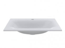 Раковина для ванной Miraggio Jessel 600 литой мрамор Miramarble белый матовый 0000747