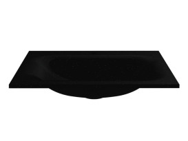 Раковина для ванної Miraggio Jessel 600 60х45 см Mirastone black shine 8813465