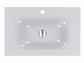 Раковина для ванної Miraggio Jessel 700 литий мармур Miramarble білий 0000750