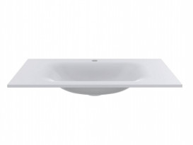 Раковина для ванної кімнати Miraggio Jessel 800 Mirasoft Technology білий матовий 0001090