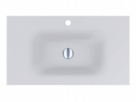 Раковина для ванной Miraggio Jessel 800 литой мрамор Miramarble белый матовый 0000749