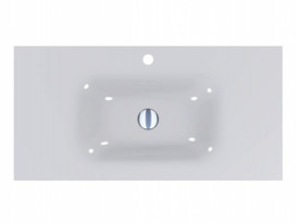 Раковина для ванной Miraggio Jessel 900 литой мрамор Miramarble белый 0000798