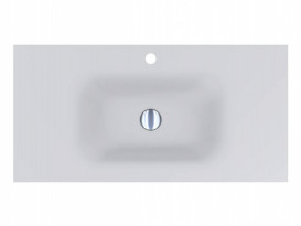 Раковина для ванной Miraggio Jessel 900 литой мрамор Miramarble белый матовый 0000799