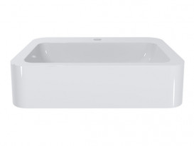 Раковина для ванной Miraggio Kelley 55х41 см литой мрамор Miramarble белый 0000944