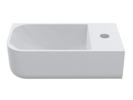 Раковина для ванної Miraggio KO L Matt 40х22 см Miramarble Matt білий матовий 69125608