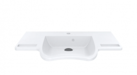 Раковина для ванной Miraggio Krakow подвесная с отверстием под смеситель белый матовый 0000204