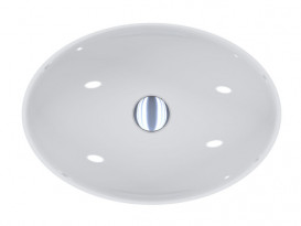 Раковина для ванной Miraggio Kristina 50х35 см литой мрамор Miramarble белый 0000761