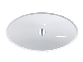 Раковина для ванної Miraggio Lex R 700C 69х38 см Miramarble білий глянсовий 0002012