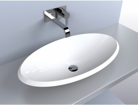 Раковина для ванной Miraggio Lex R накладная  белый глянцевый 0000205