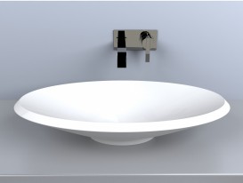 Раковина для ванной Miraggio Lex R накладная  белый глянцевый 0000205