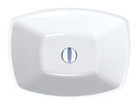 Раковина для ванной Miraggio Lex S 560C 56х40 см Miramarble белый глянцевый 0002014