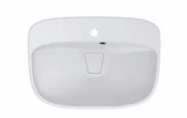 Раковина для ванной Miraggio Lifou накладная с отверстием под смеситель белый матовый 0000651