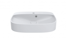 Раковина для ванной Miraggio Lifou накладная с отверстием под смеситель белый матовый 0000651