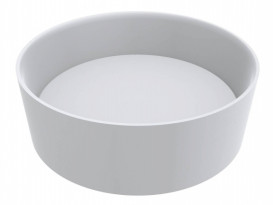 Раковина для ванной Miraggio Lola Ø45 см Mirasoft Technology белый матовый 0001098