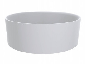 Раковина для ванной Miraggio Lola Ø45 см литой мрамор Miramarble белый матовый 0000673