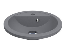 Раковина для ванной Miraggio Madison 430 43х43 см Mirastonе серый матовый 8813473