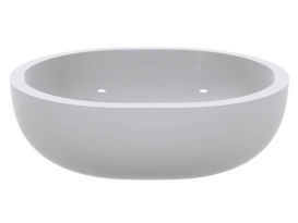 Раковина для ванної Miraggio Mark 425 42,5х36 см Miramarble білий глянсовий 0002682