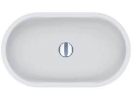 Раковина для ванной Miraggio Mark 62,5х36 см литой мрамор Mirasoft Technology белый 0002690