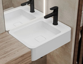 Раковина для ванной Miraggio Marrakesh L 51,9х38 см литой мрамор Miramarble белый 8814257