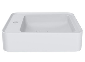 Раковина для ванної Miraggio Marrakesh R 51,9х38 см литий мармур Mirasoft Technology білий 8814256