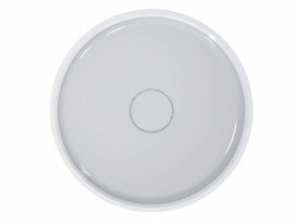 Раковина для ванної Miraggio Marta 420 мармур мармур Miramarble білий 0000695