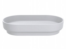 Раковина для ванной Miraggio Marta 750 литой мрамор Miramarble белый матовый 0000729