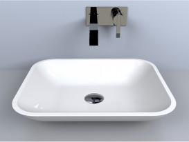 Раковина для ванної Miraggio Marteen 500 накладна білий глянсовий 0000654