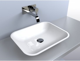 Раковина для ванної Miraggio Marteen 500 накладна білий глянсовий 0000654